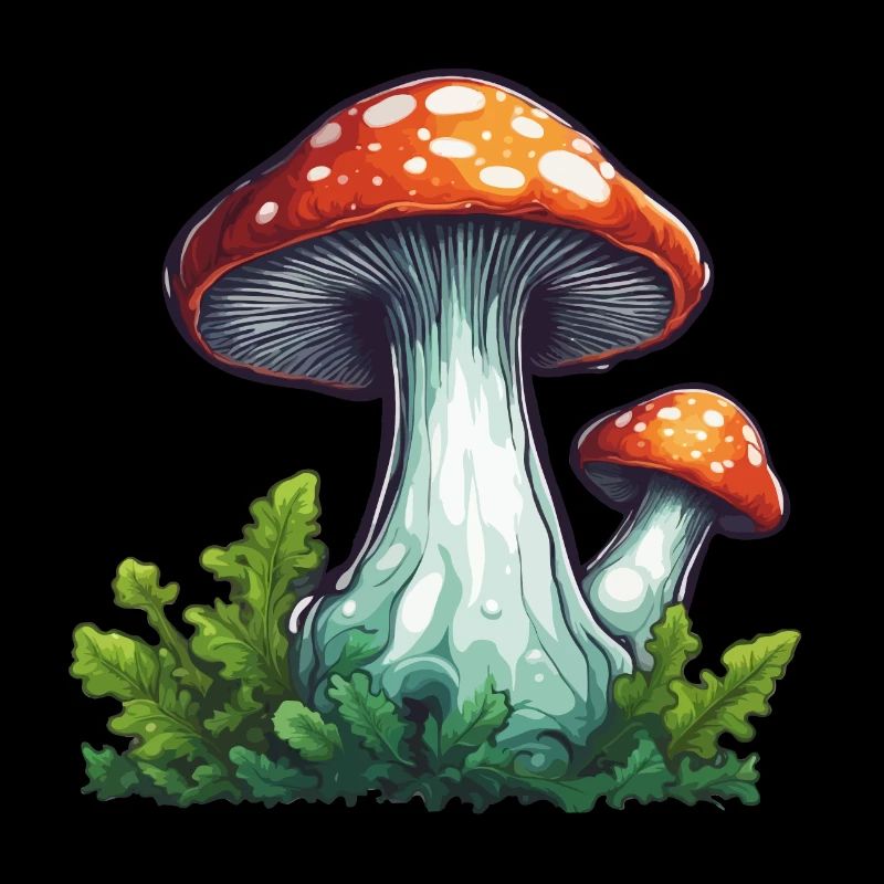 Mushroom / Mushroom / Meadow / Forest / Goa / Psy