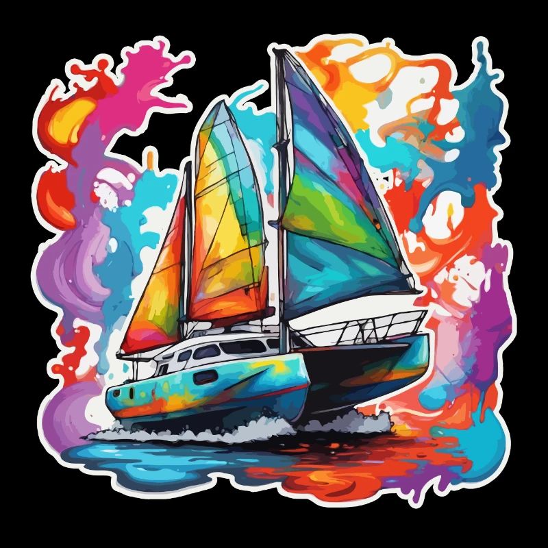 Pirate Ship / Boat / Sea / Ocean / Waves
