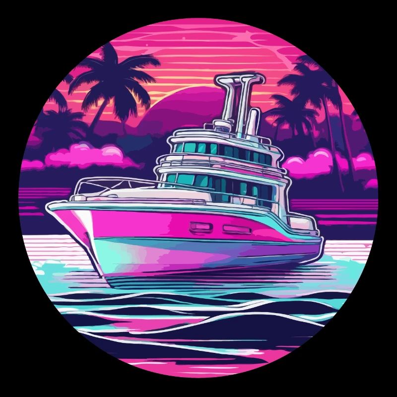 Pirate Ship / Boat / Sea / Ocean / Waves