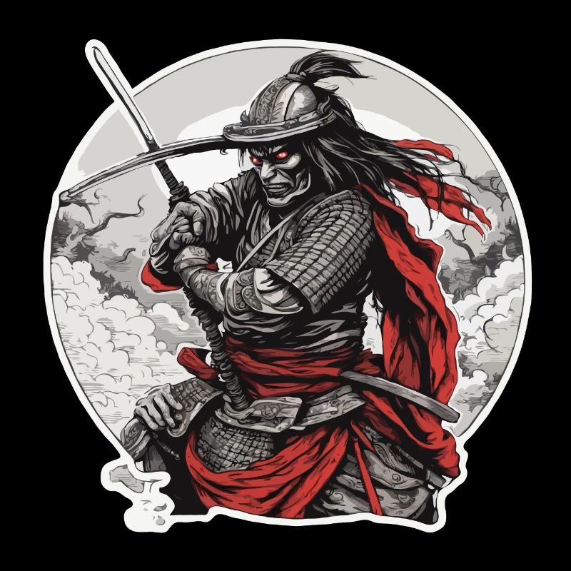 Samurai / Japanisch / Harakiri / Katana / Mann