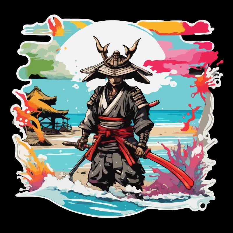 Samurai / Japanisch / Harakiri / Katana / Mann