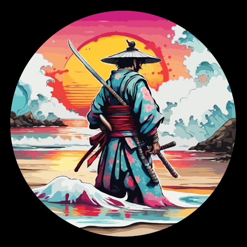 Samurai / Japanisch / Harakiri / Katana / Mann