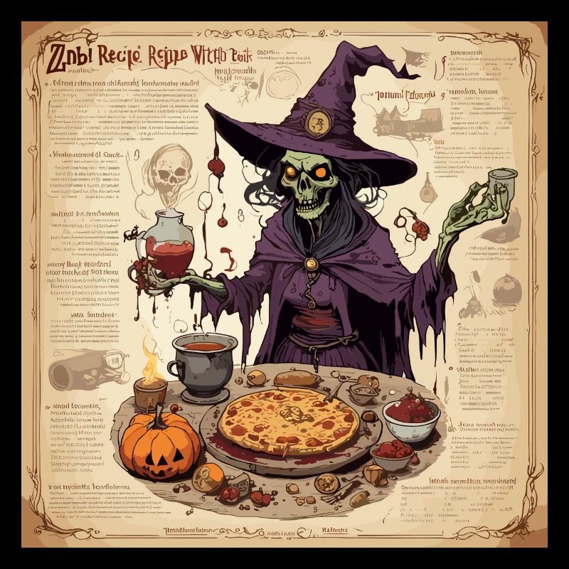 Witch's Handbook / Magic Book / Halloween / Autumn