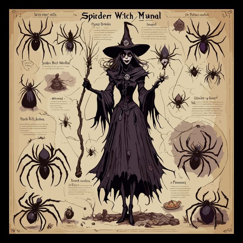 Witch's Handbook / Spellbook / Halloween / Autumn