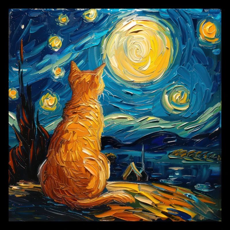 Chat, Motif De Chat