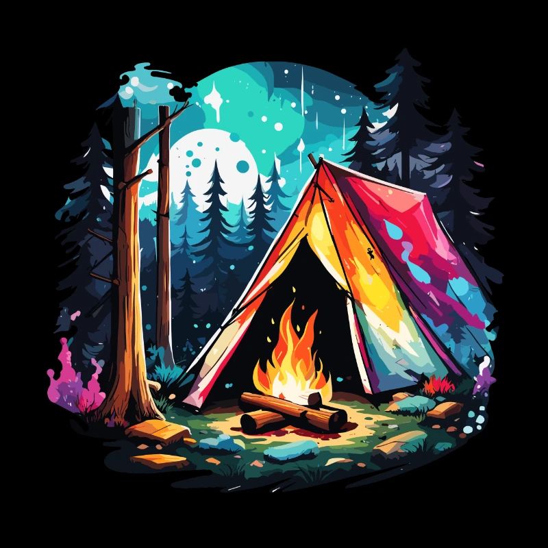 Forest / Wild / Tent / Wilderness / Trees / Life