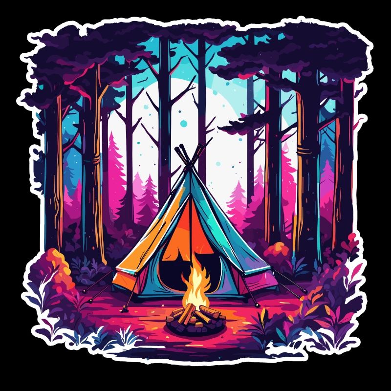Forest / Wild / Tent / Wilderness / Trees / Life