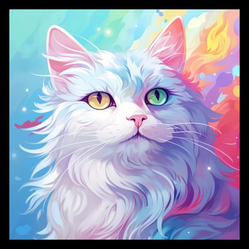 chat, motif de chat, anime, cadeau, idées cadeaux