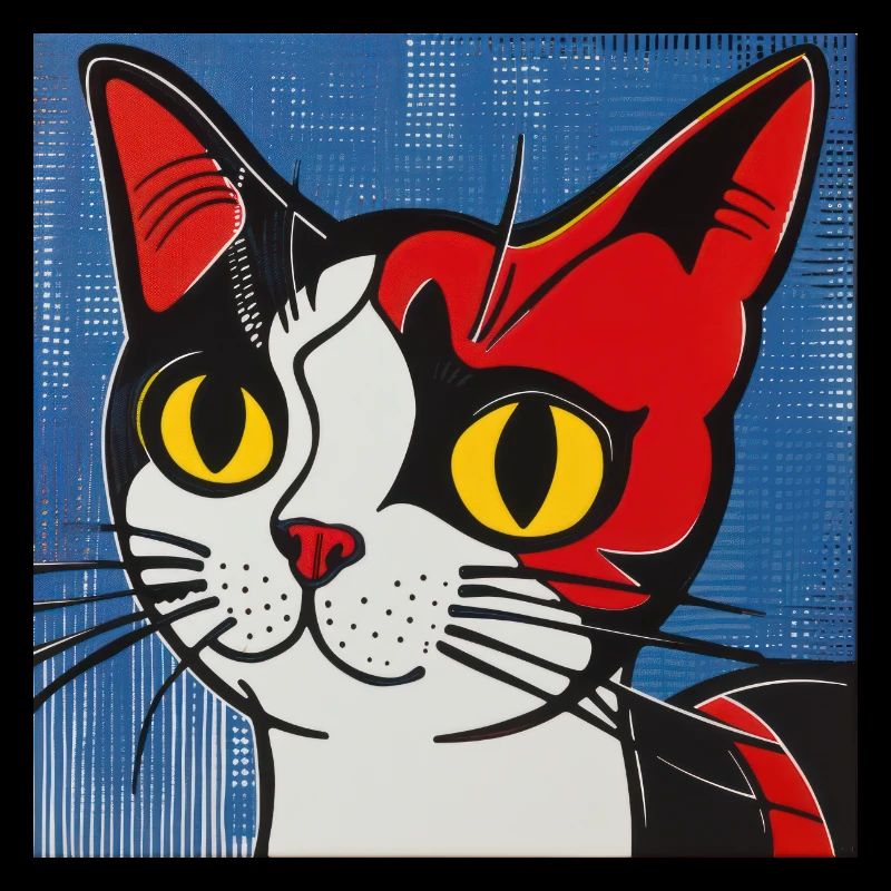 Cat, cat motif, comic