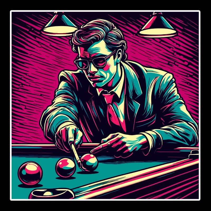 Billard / Boule de billard / 8 boules / billard / Kö