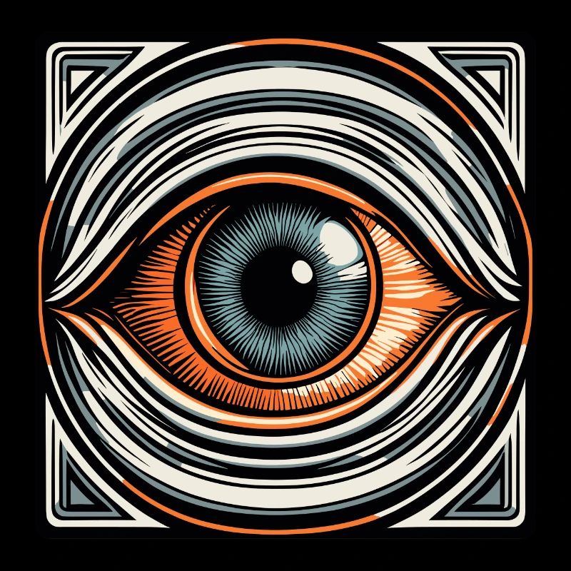 Psychedelic / Auge / Psychobilly / Comic / bunt