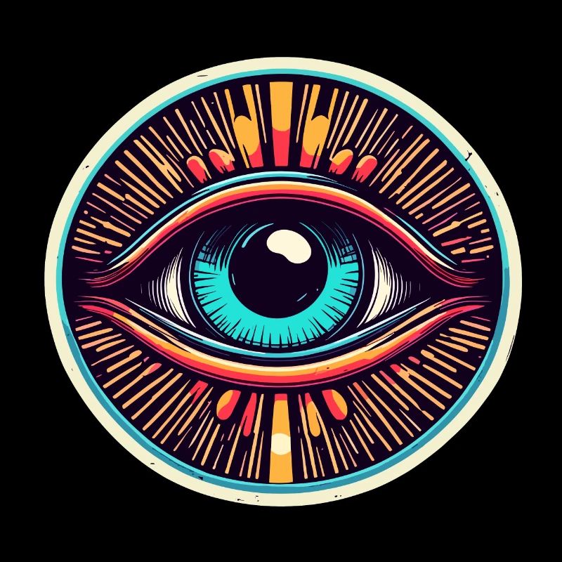 Psychedelic / Auge / Psychobilly / Comic / bunt