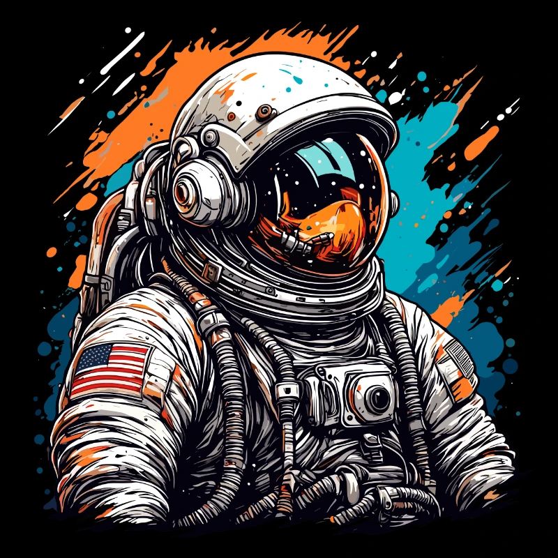 Astronaute / Espace / Vaisseau spatial / Vaisseau spatial / Lune