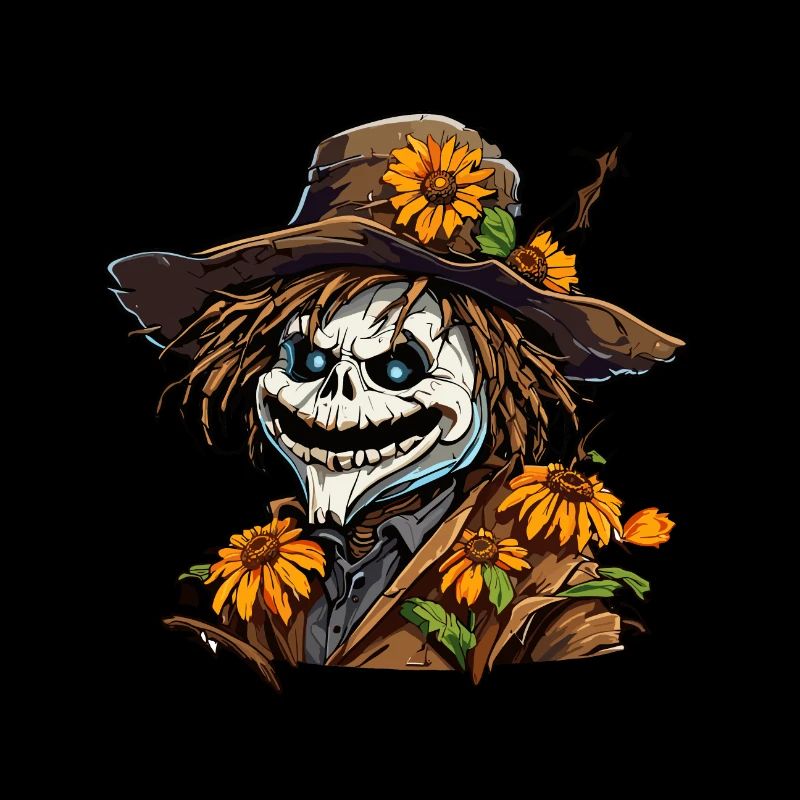 Vogelscheuche / Erntehelfer / Maisfeld / Feld