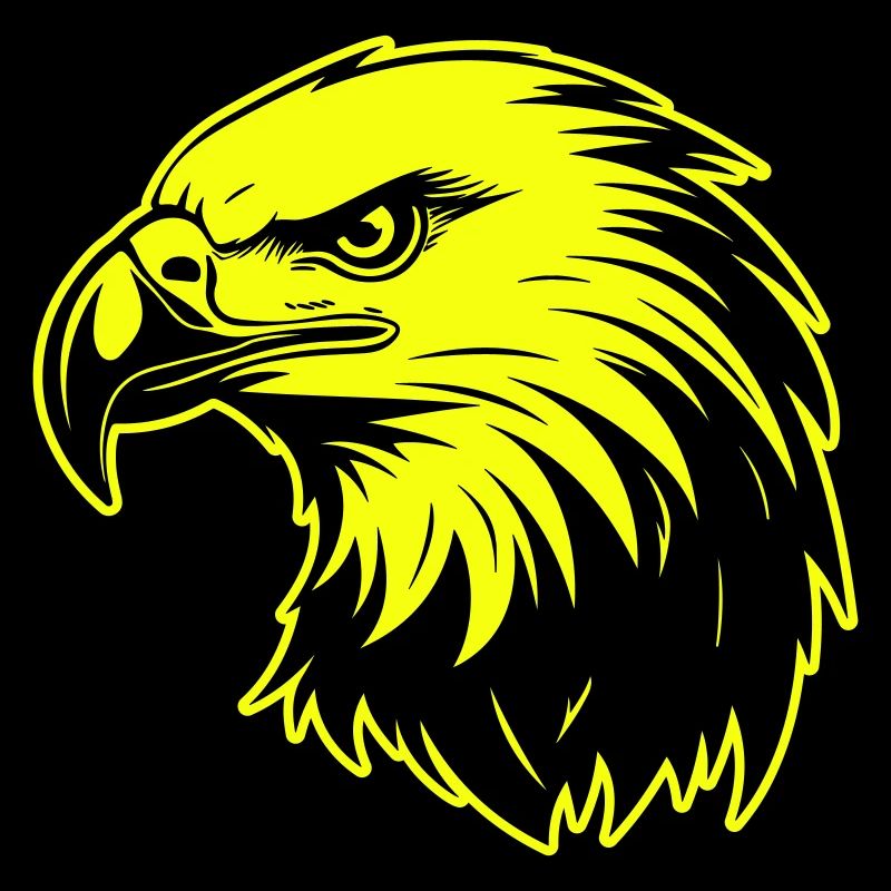 Icône de portrait de tête d’aigle