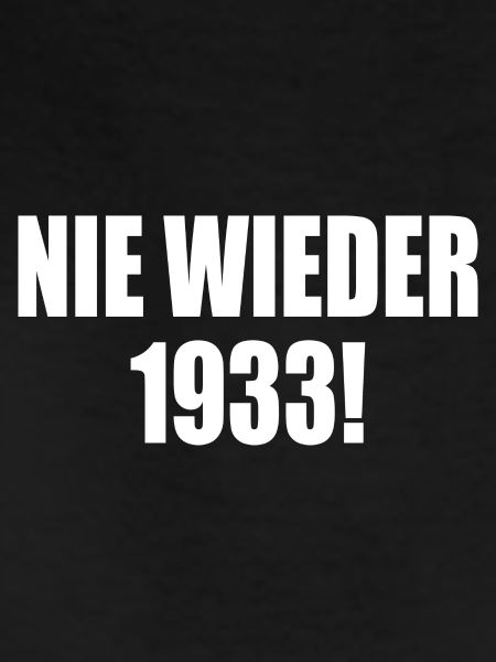 Never again 1933