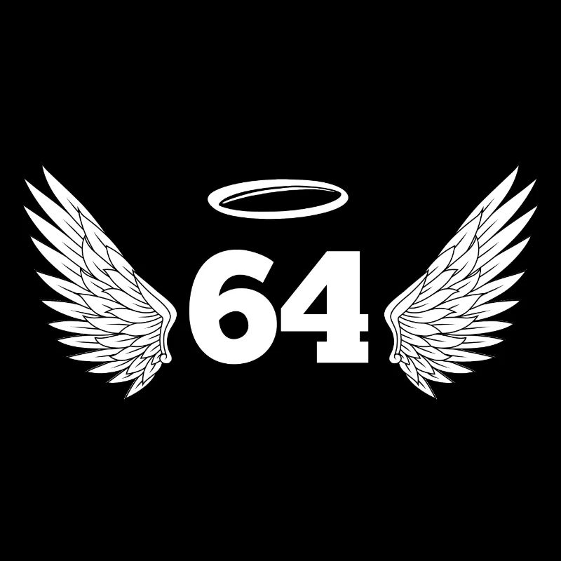 Numéro 64 ange - 64e anniversaire ailes