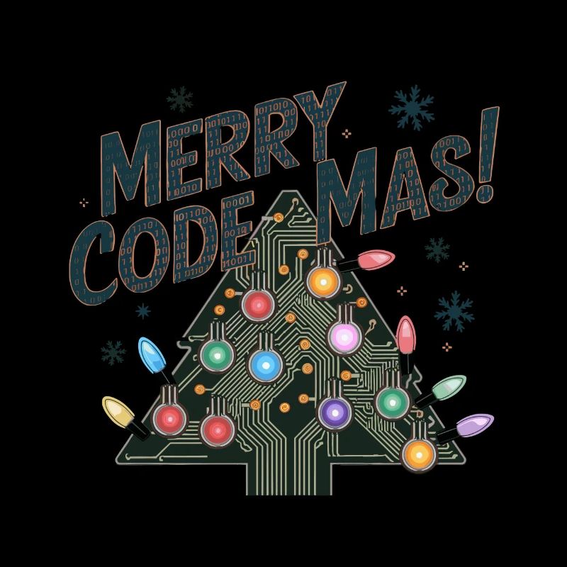 Weihnachten Merry Code Mas Festliche Feiertage