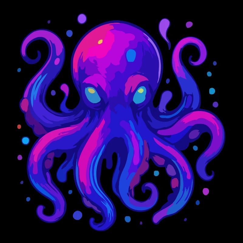 Neon Octopus