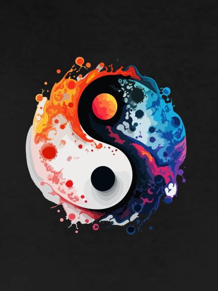 Yin-Yang Splash