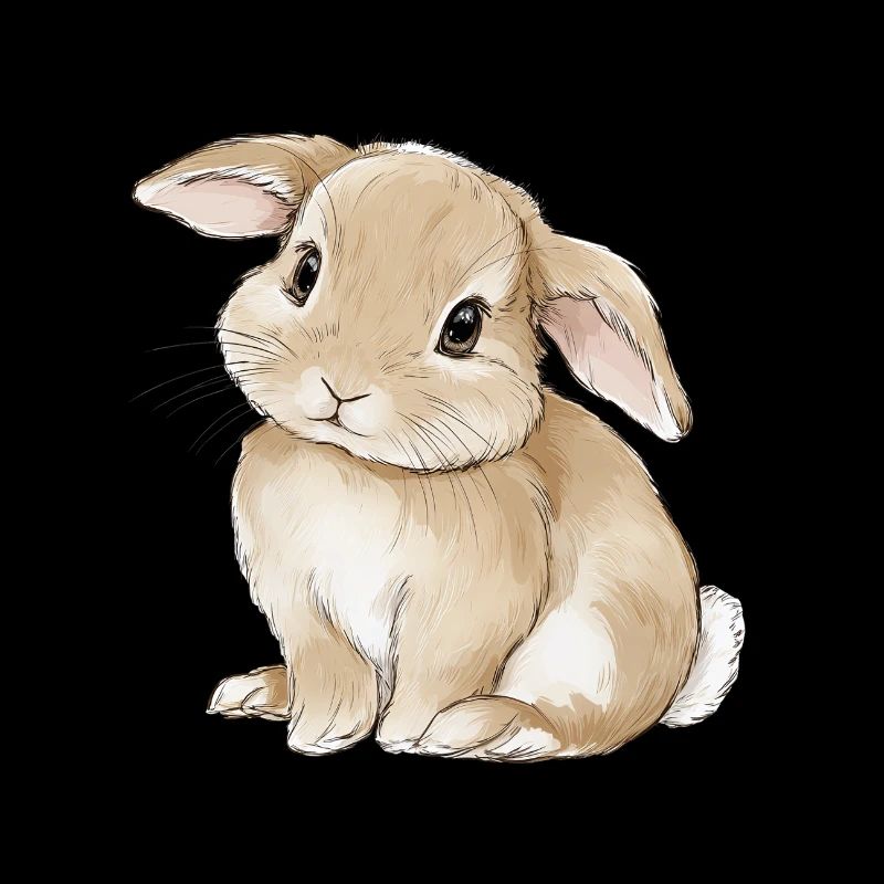 Mignon bébé lapin lapin
