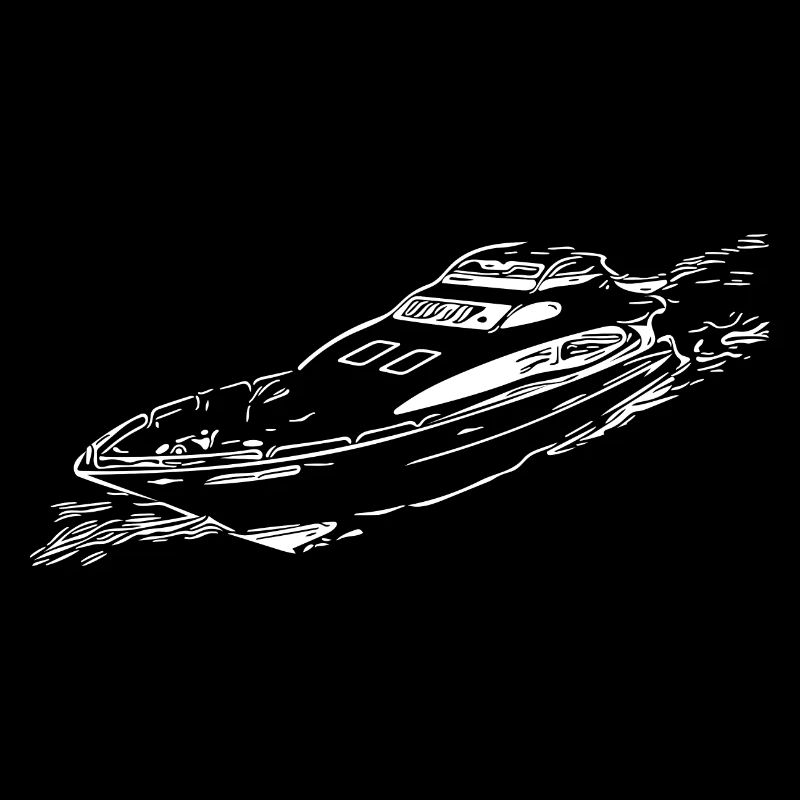 Bateau de sport rapide et élégant exceptionnel