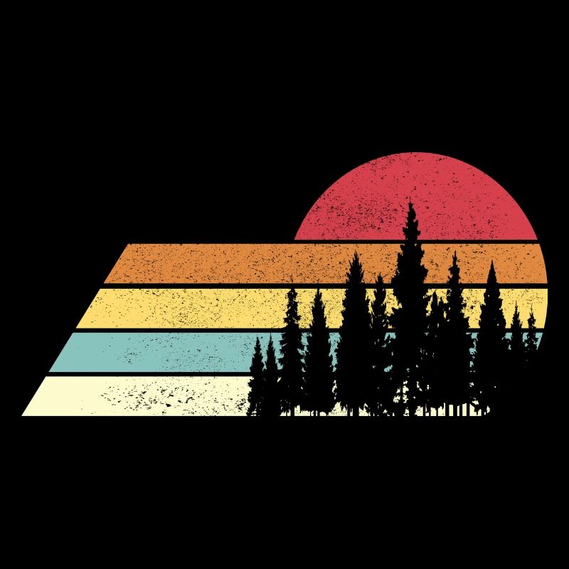 Forêt Nature Rétro