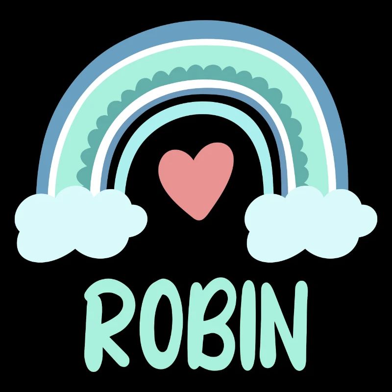 Robin Name Rainbow Baby