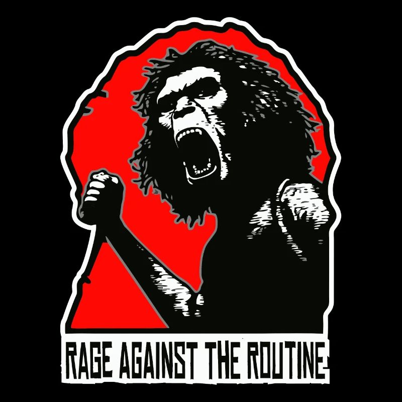 Homo erectus - Anger against routine