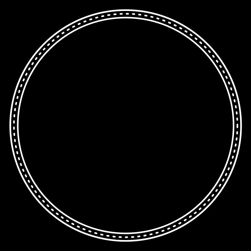 Points Circle Frame Decor