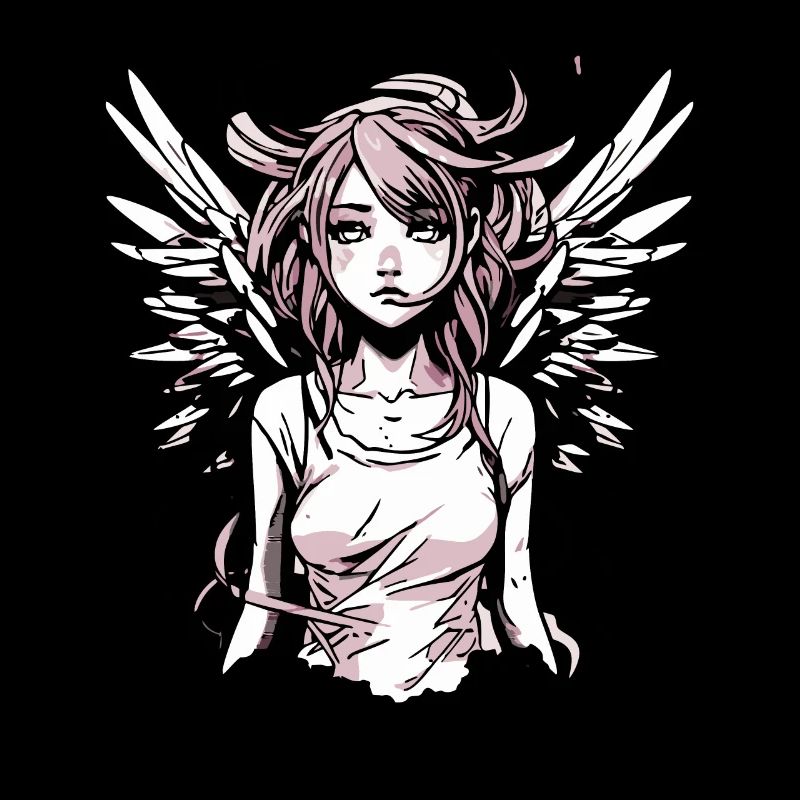 Modernes Engel Mädchen