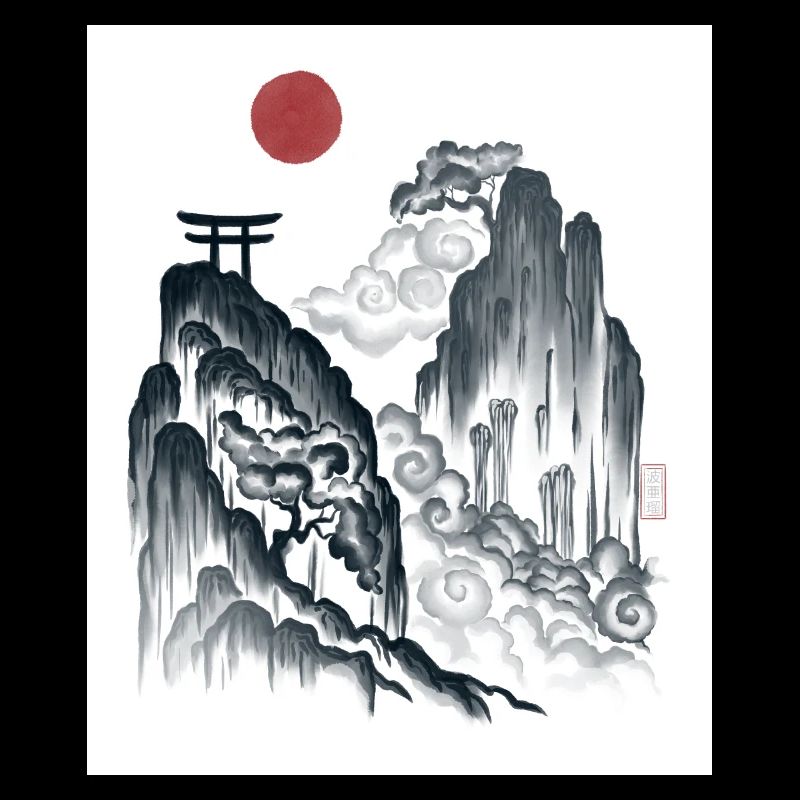 Monts Sumi-e
