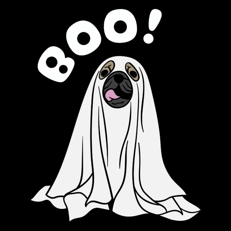 Halloween Hunde Geist