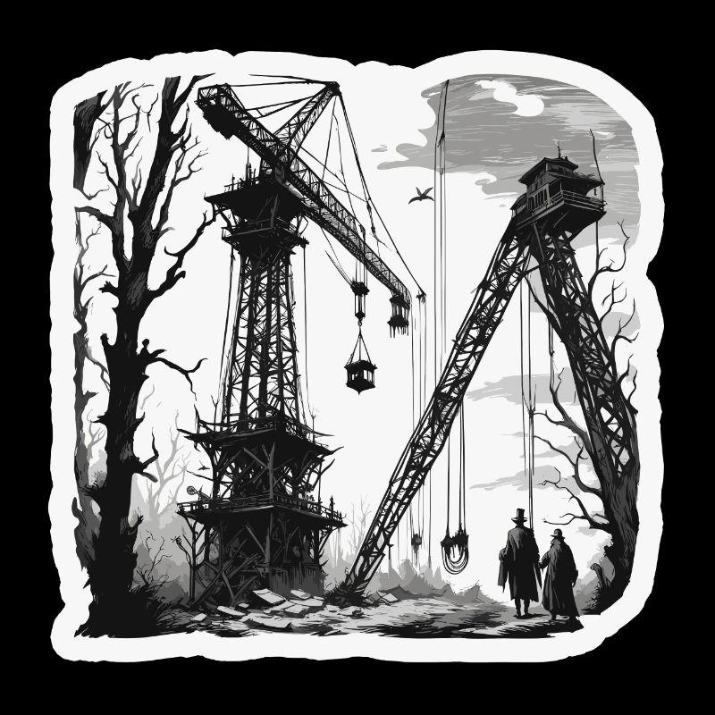 Grue / de chantier / treuil / système de grue