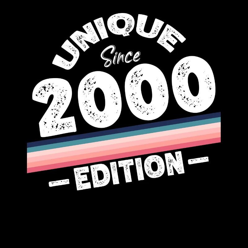 Unique seit 2000 Edition Geburtstag Vintage 2000