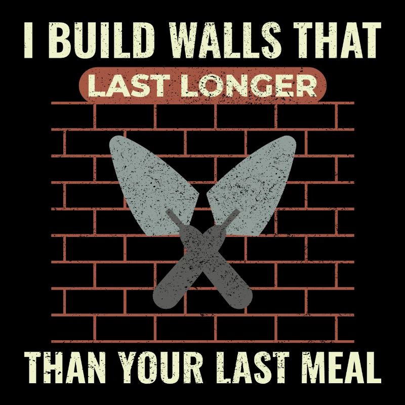 Bricklayer Masonry Construction Job Wall Builder