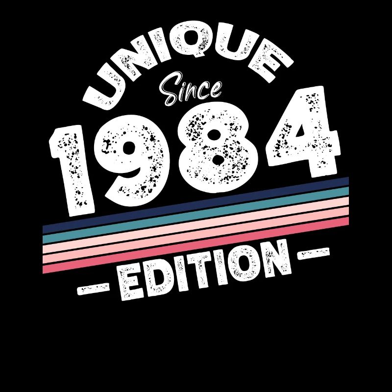 Unique seit 1984 Edition Geburtstag Vintage 1984