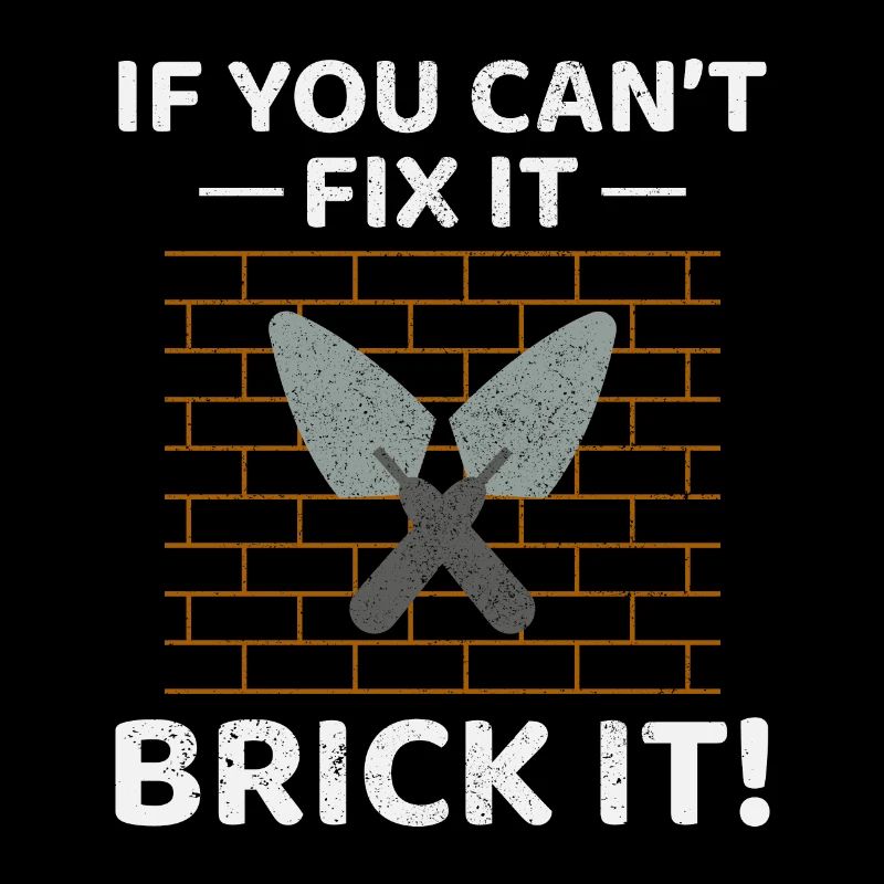 Brick It Up: Hilarious Bricklayer for DIY Lovers