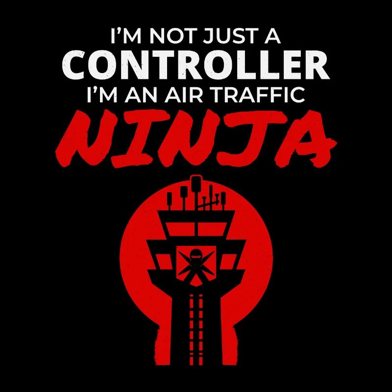 Air Traffic Controller Ninja ATC Aviation Humor