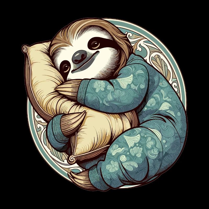 Sloth Sleeping Passion Gift
