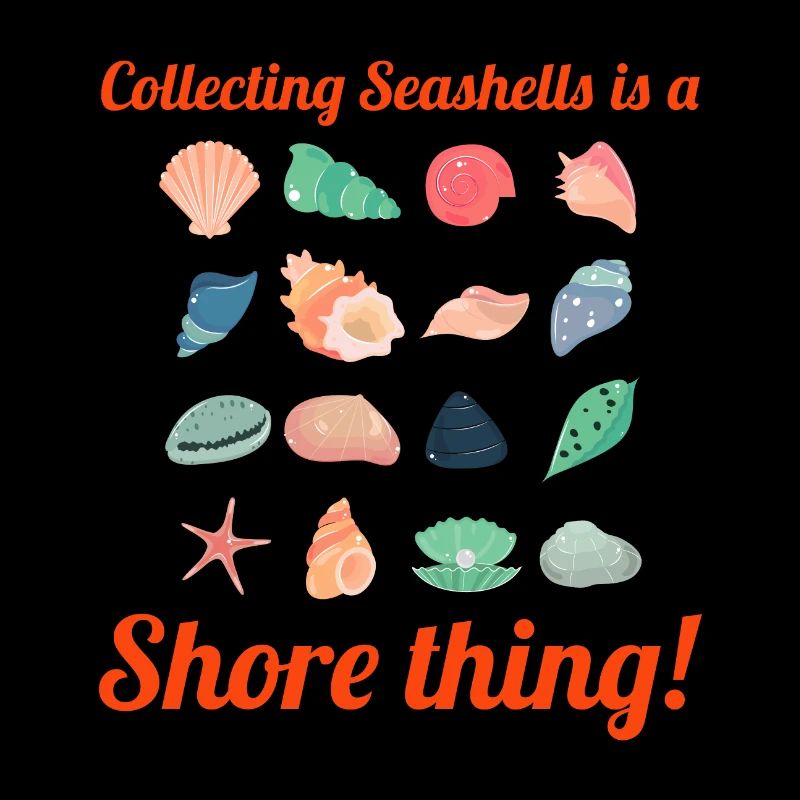 Seashells Collector Beachcomber Sea Shell Ocean