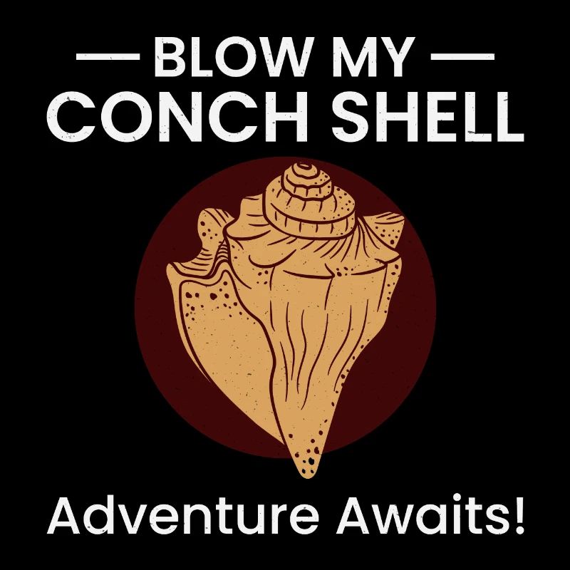 Conch Seashells Collector Beachcomber Sea Shell