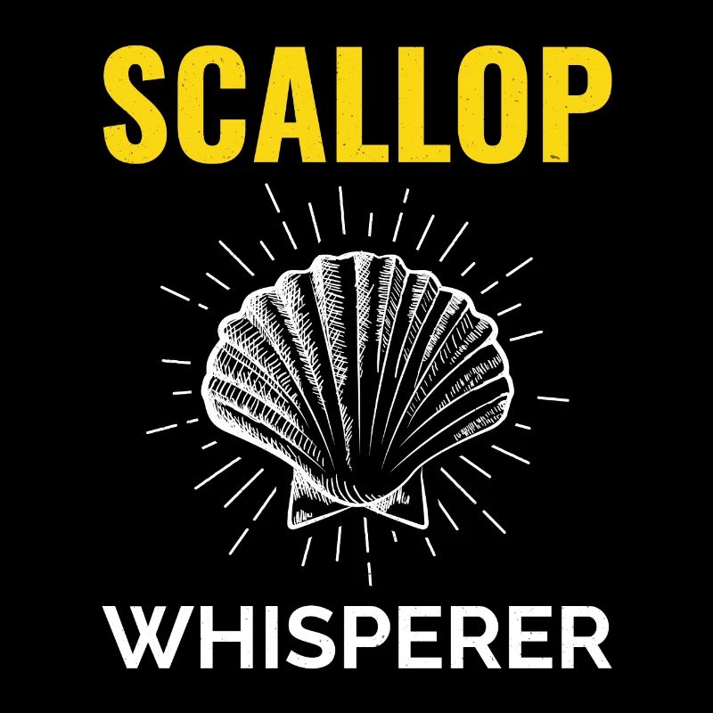 Scallop Seashells Collector Beachcomber Shellfish