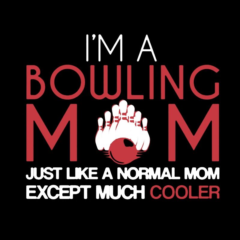 Cooler Bowling Mom