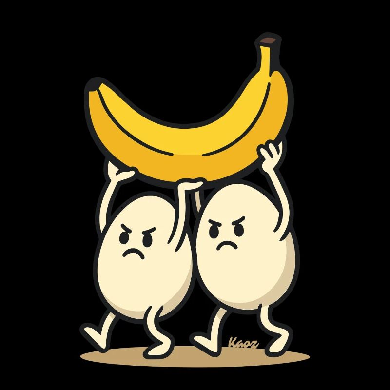 Teamwork – Two eggs and a banana