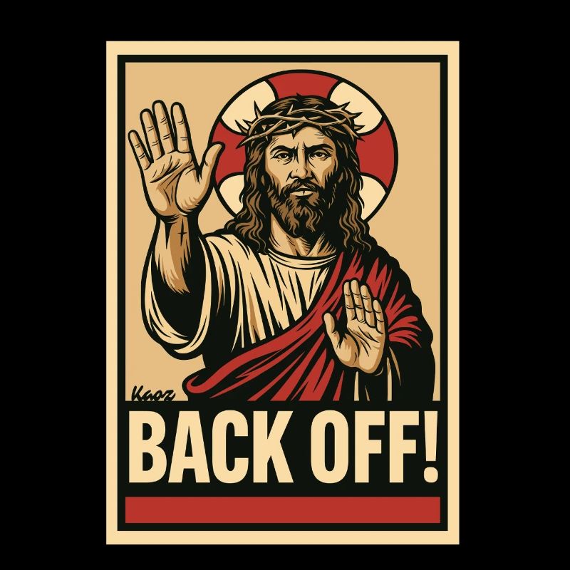 Jesus says stop and keep your distance