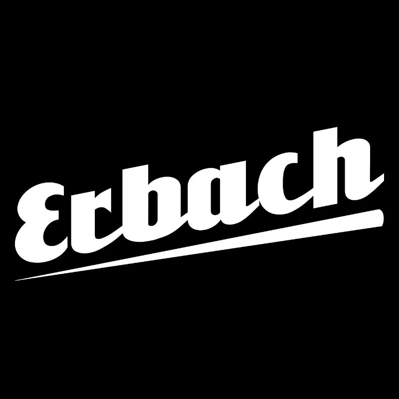 Erbach - Textdesign mit Stadtnamen
