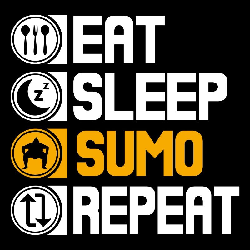 Manger dormir Sumo Répéter