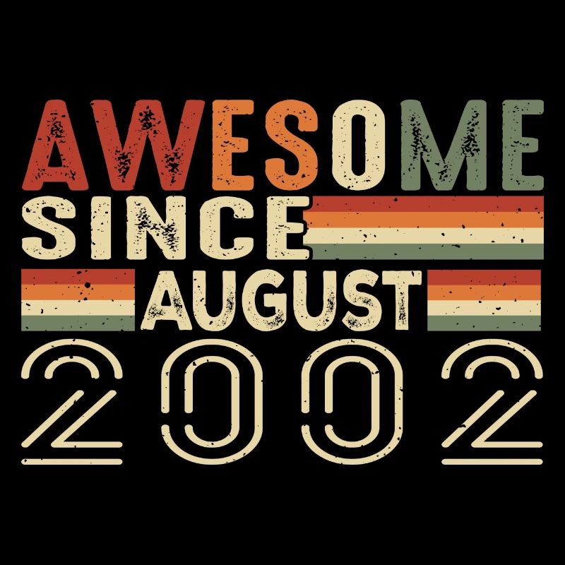 August 2002 Vintage Geburtstagsgeschenk 22 Jahre