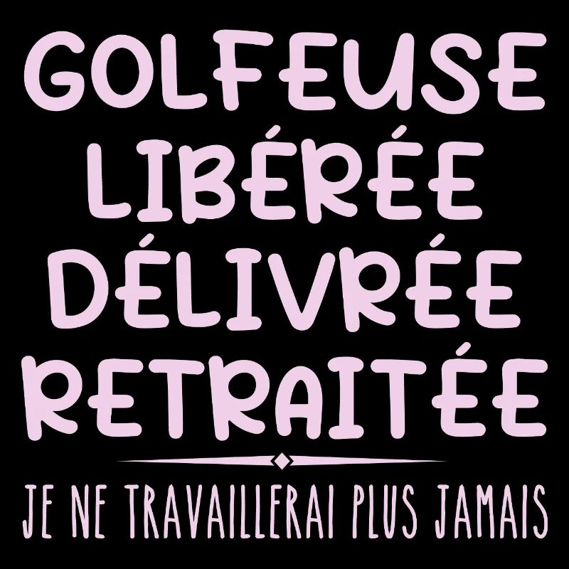 Golfeuse célèbre sa retraite avec humour cadeau